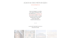Desktop Screenshot of joannavanheyningen.com